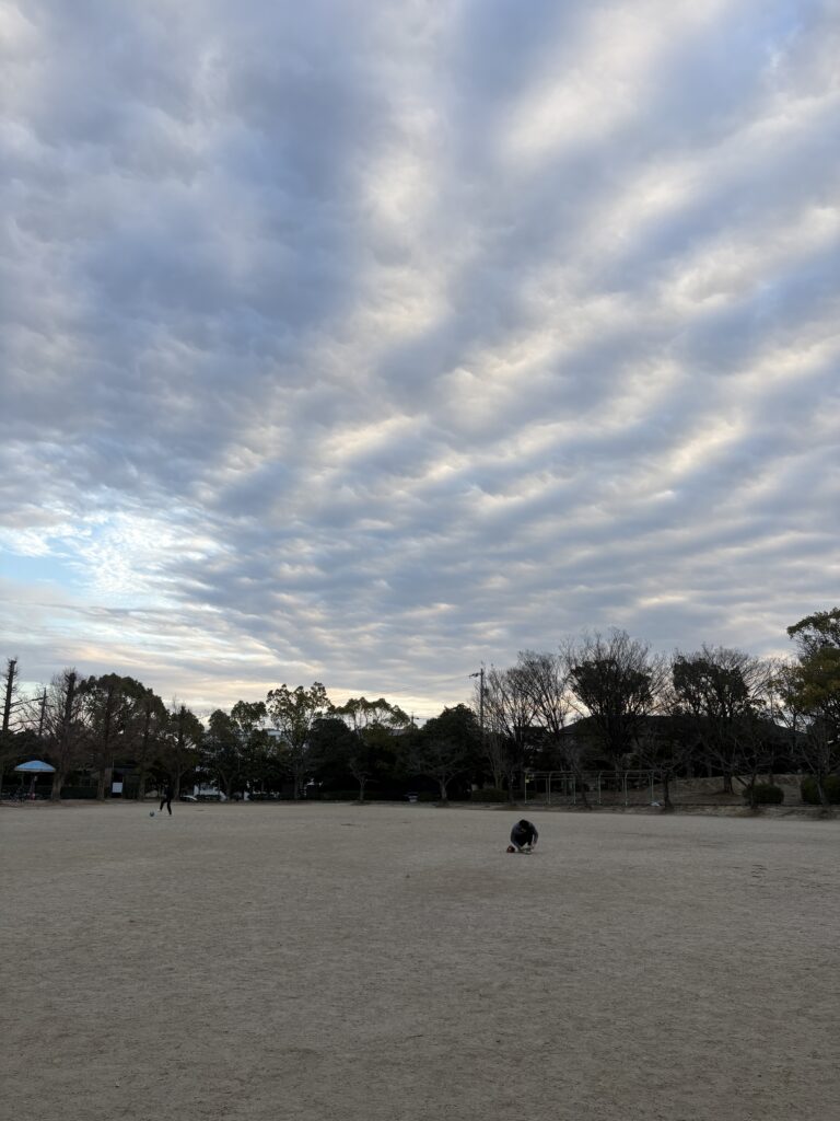 久しぶりのキャッチボールで筋肉痛〜